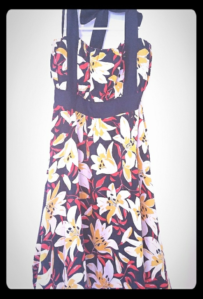 Anthropologie vintage silk dress